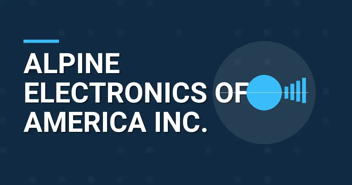 Alpine Electronics of America Inc.
