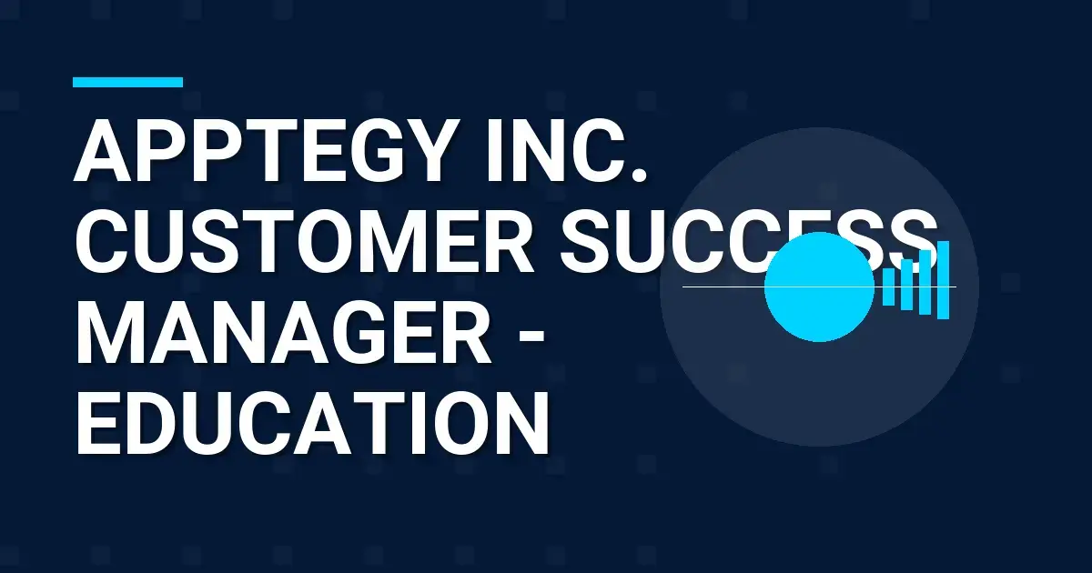 Apptegy Inc. Customer Success Manager - Education