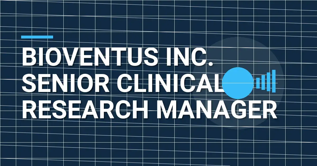 Bioventus Inc. Senior Clinical Research Manager