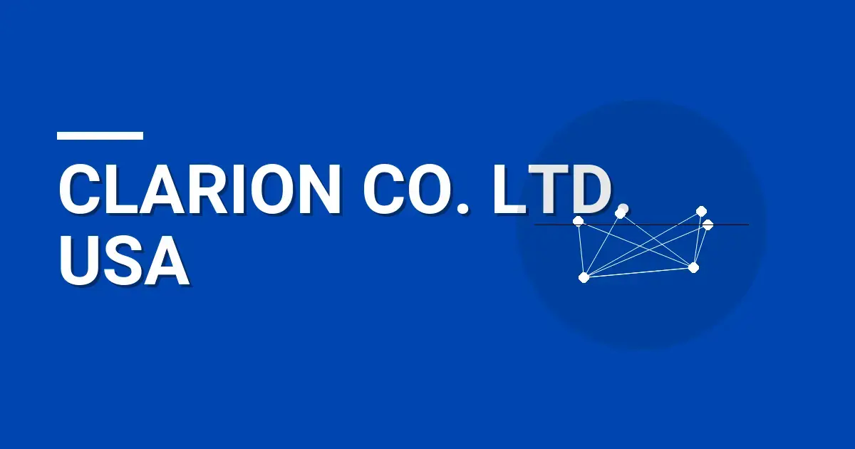 Clarion Co. Ltd. USA